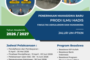 Biru Putih Modern Geometris Orientasi Mahasiswa Baru Poster (1)