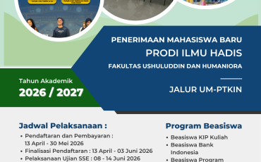 Biru Putih Modern Geometris Orientasi Mahasiswa Baru Poster (1)